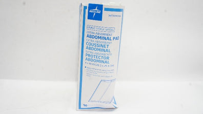 Medline PRM21454 Abdominal Pad, Extra Absorbent, Sterile 8 x 10inch - Box of 7